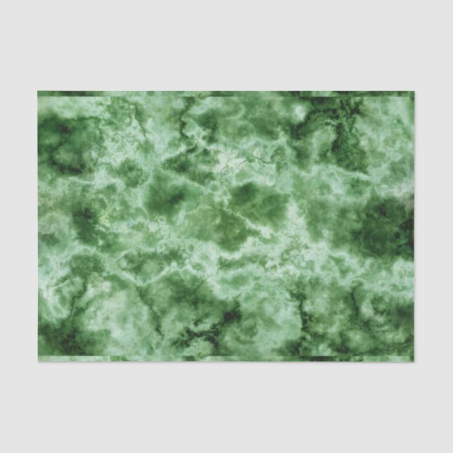 Papier Mousseline Texture de marbre verte (Recto)