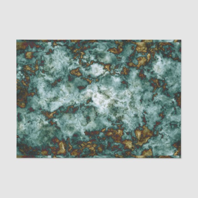 Papier Mousseline Texture de marbre verte avec des veines (Recto)