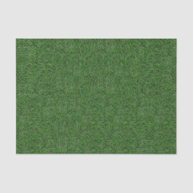 Papier Mousseline Texture d'herbe verte (Recto)