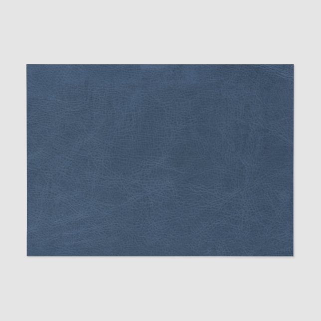 Papier Mousseline Texture en cuir bleu Faux (Recto)