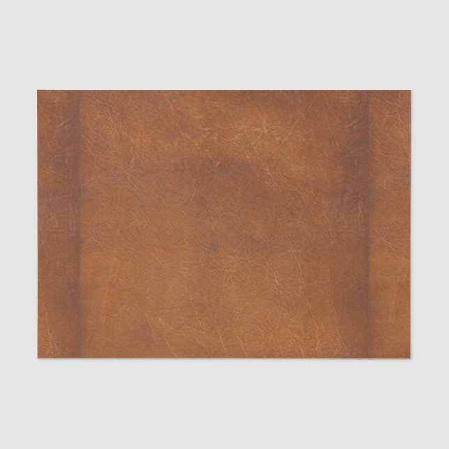 Papier Mousseline Texture en cuir Brown de Faux (Recto)