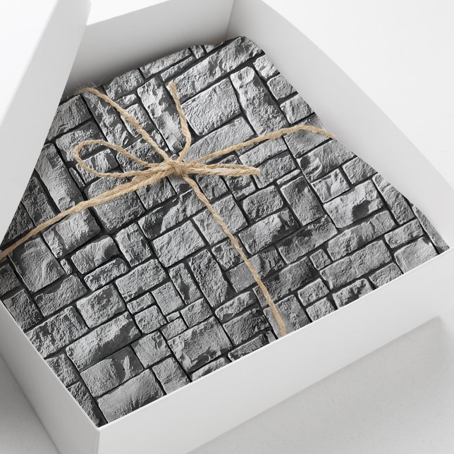 Papier Mousseline Texture murale en pierre grise (Créateur téléchargé)