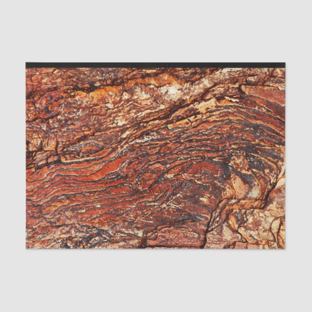 Papier Mousseline Texture Red Rock (Recto)