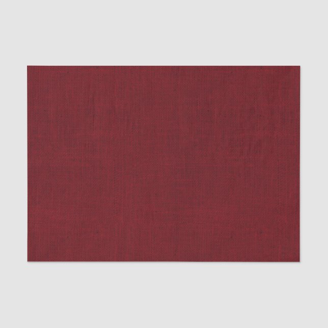 Papier Mousseline Texture rouge-foncé de toile de jute (Recto)