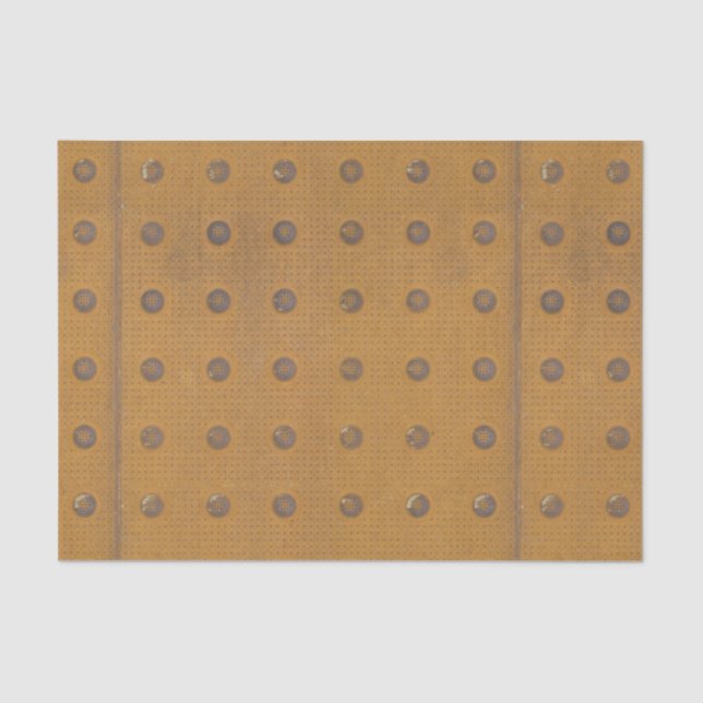 Papier Mousseline Texture rouillée industrielle en métal (Recto)