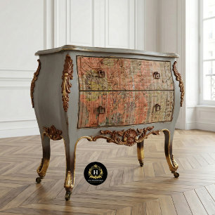 Papier Mousseline Texture Rustique Vintage Orange Pêche Découpage 