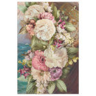 Texture vintage Découpage florale rustique