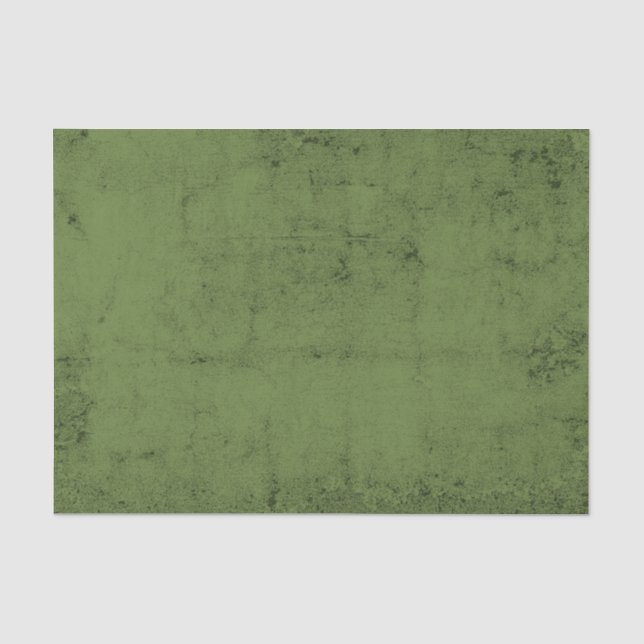 Papier Mousseline Texture vintage Grunge Vert olive Découpage (Recto)