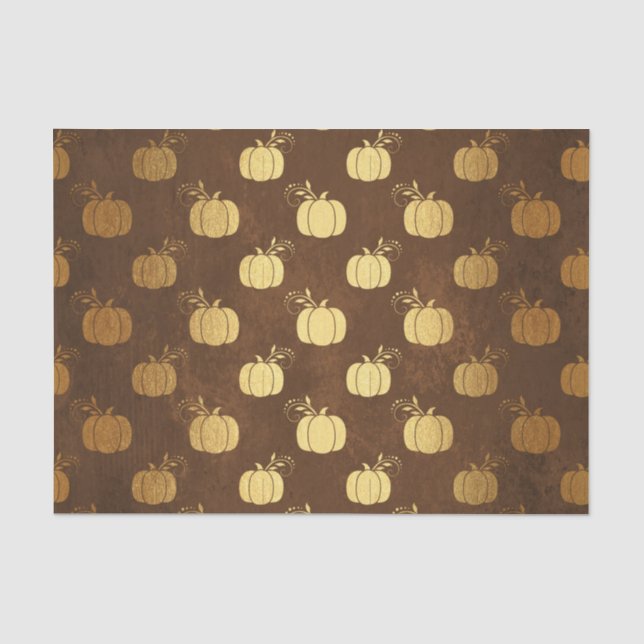 Papier Mousseline Thankesgiving Gold Foil (Recto)