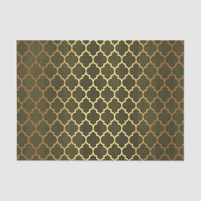 Papier Mousseline Thankesgiving Gold Foil (Recto)