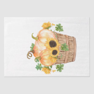 Papier Mousseline Thanksgiving Citrouille Series Design 23