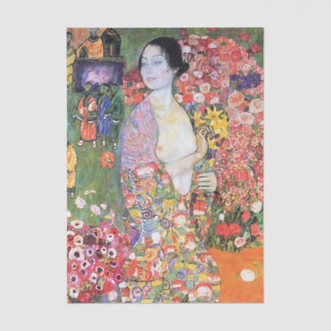 Papier Mousseline The Dancer, Gustav Klimt (Recto)