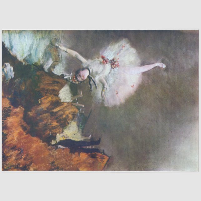 Papier Mousseline The Star, Ballerina, Edgar Degas, 1878 (Recto)