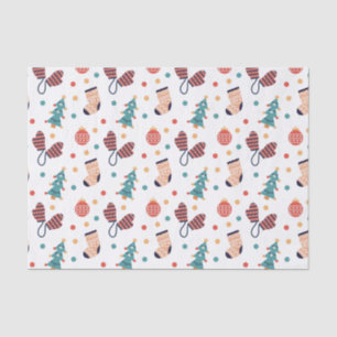 Papier Mousseline Thème de Noël mignon