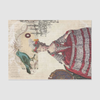 Papier Mousseline Thème fête d'anniversaire Marie Antoinette Paris V