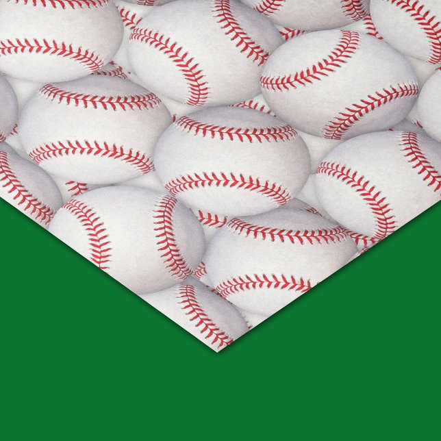 Papier Mousseline Thème sportif Baseball Tissu Papier (Créateur téléchargé)