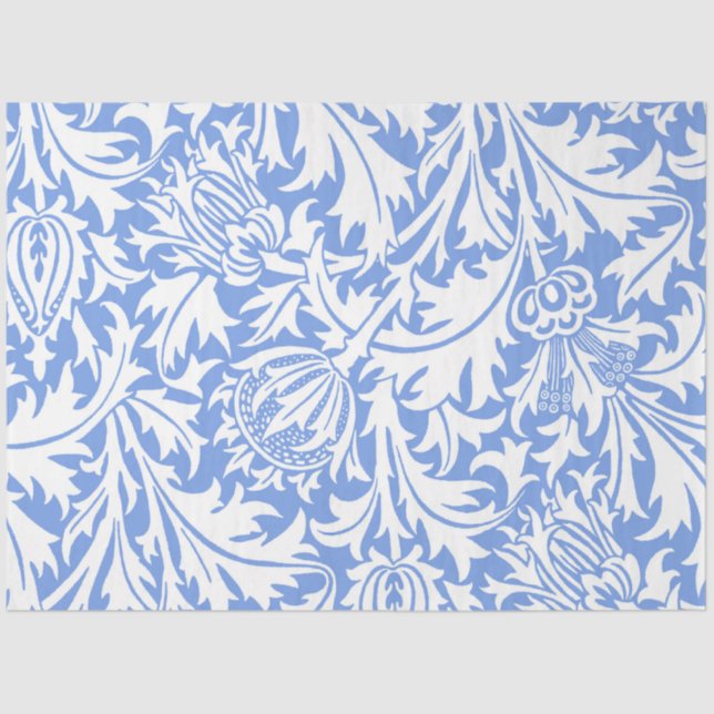 Papier Mousseline Thistle, William Morris (Recto)
