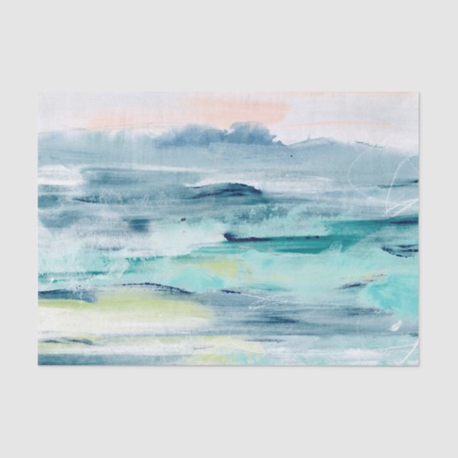 Papier Mousseline Tides de plage II (Recto)