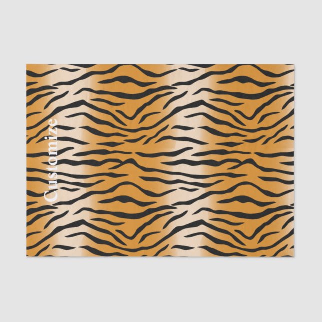 Papier Mousseline Tiger Stripes Motif Thunder_Cove (Recto)