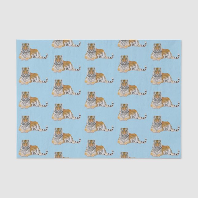 Papier Mousseline Tigre (Recto)