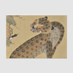 Papier Mousseline Tigre tacheté Minhwa avec pie