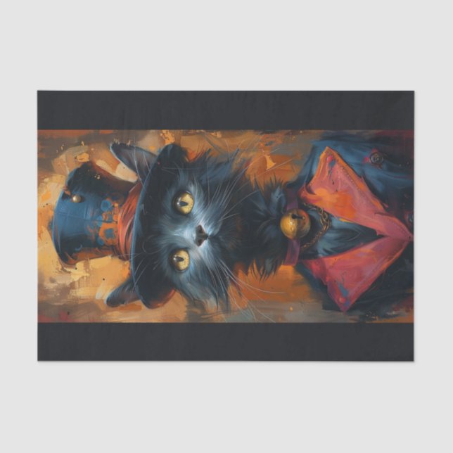 Papier Mousseline Timothy le chat (Recto)