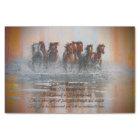 Tissu courant de Decoupage de chevaux