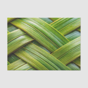 Papier Mousseline Tissu de bambou vert frais