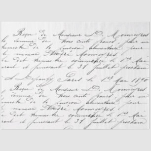 Papier Mousseline Tissu de découpage d'amour de script