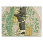 Tissu de Decoupage de vache à pays