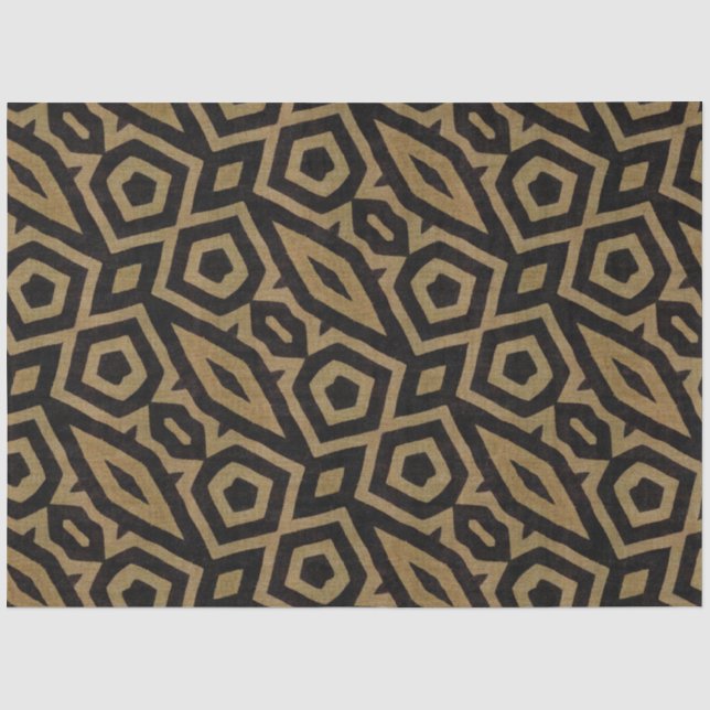 Papier Mousseline Tissu de découpage textile africain (Recto)