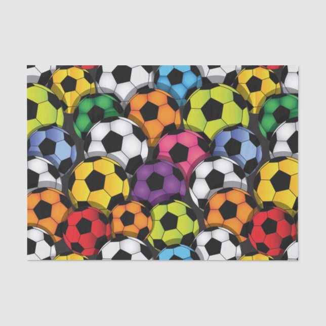 Papier Mousseline Tissu de football (Recto)