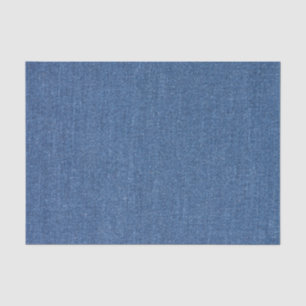 Papier Mousseline Tissu d'origine Mode bleue jean denim