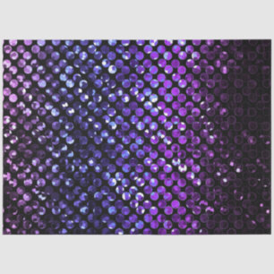 Papier Mousseline Tissu Papier à cristaux violets