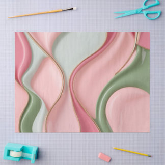 Papier Mousseline Tissue paper in stylish abstract graphic
