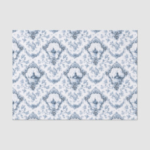 Papier Mousseline Toile florale gravée avec moulin à vent et bateaux