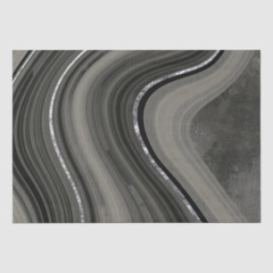 Papier Mousseline Tons gris Abstraits de Faux Stone