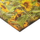 Tournesol Champ Vintage Antique Jaune Découpage