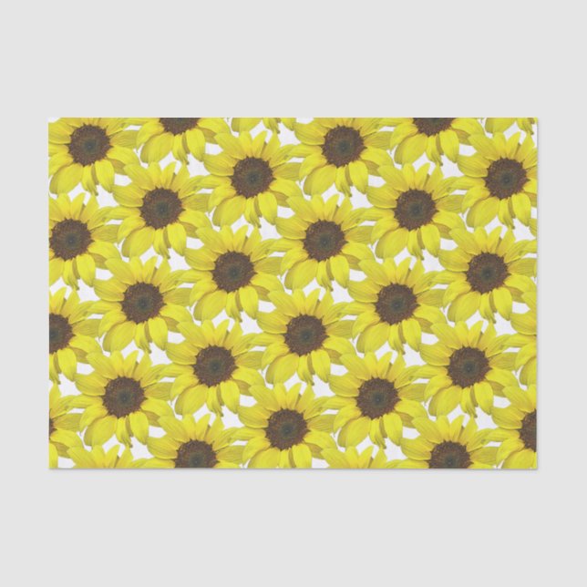 Papier Mousseline Tournesol couvert (Recto)
