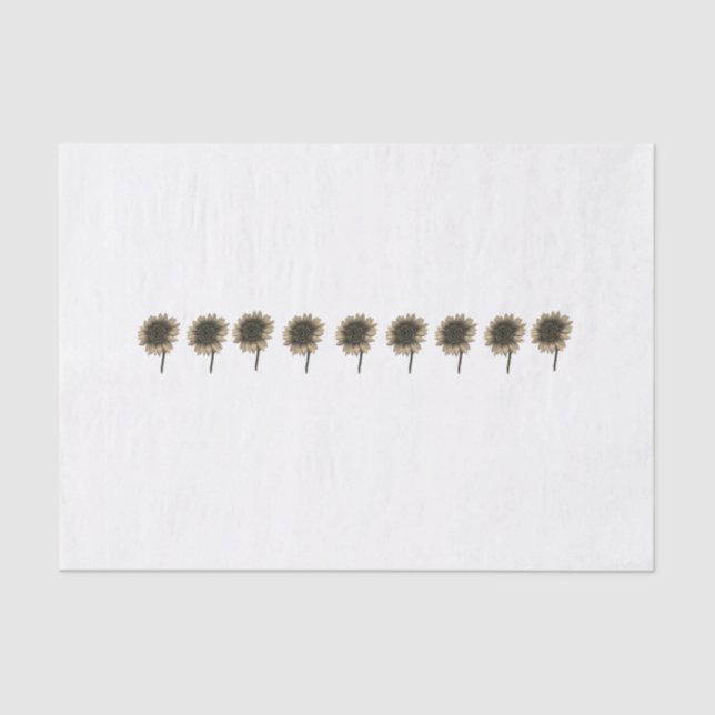 Papier Mousseline Tournesol Live, Rire, Amour (Recto)