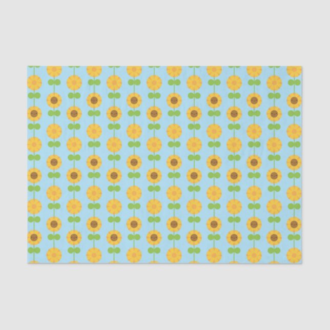 Papier Mousseline Tournesols de Kawaii (Recto)