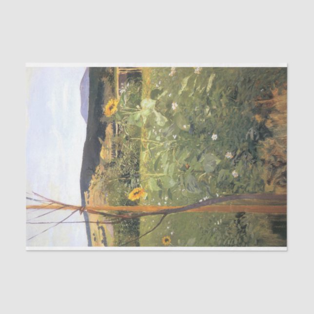 Papier Mousseline Tournesols (par Jacek Malczewski) (Recto)