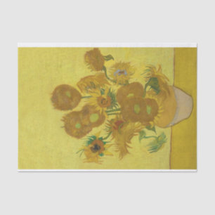 Papier Mousseline Tournesols, Vincent van Gogh post-impressionniste