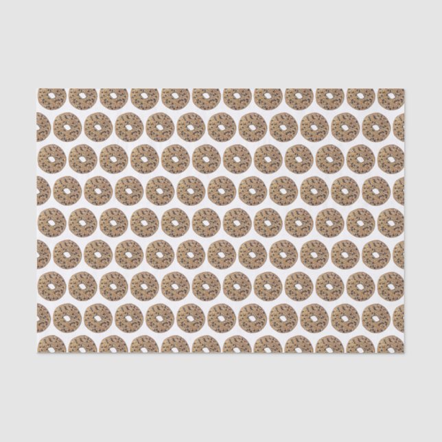Papier Mousseline Tout Pavot Sésame Graine Bagel Petit déjeuner (Recto)