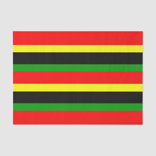 Papier Mousseline Traces Afrocentriques (Recto)