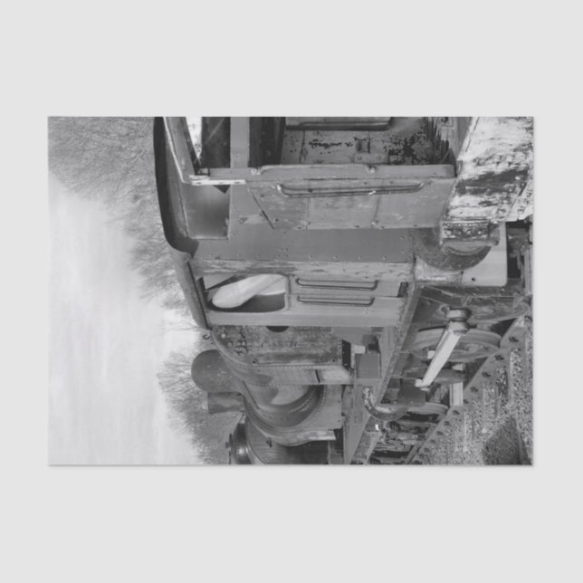 PAPIER MOUSSELINE TRAINS À VAPEUR (Recto)