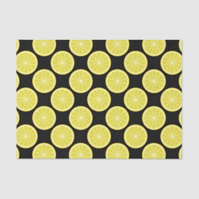 Papier Mousseline Tranche de citron (Recto)