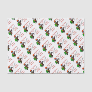 Papier Mousseline Tree Surgeon Arborist at work present Chainsaw