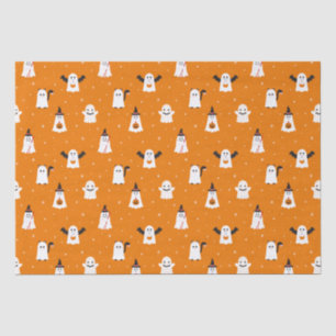 Papier Mousseline Trick d'Halloween adorable ou le traitement des fa