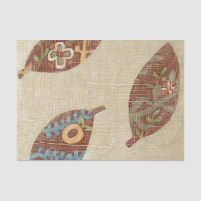 Papier Mousseline Trois Feuilles sur l'Arrière - plan Texture Linen (Recto)